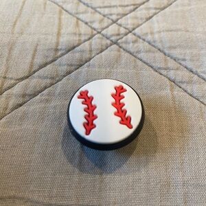 Baseball Themed Button Pin